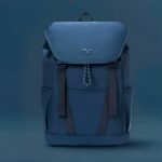 Zaino ergonomico impermeabile di grande capacità blu