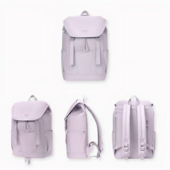 Sta cercando uno zaino che sia al tempo stesso elegante e funzionale? Se sì, questo zaino viola ergonomico, impermeabile e di grande capacità è perfetto per lei!