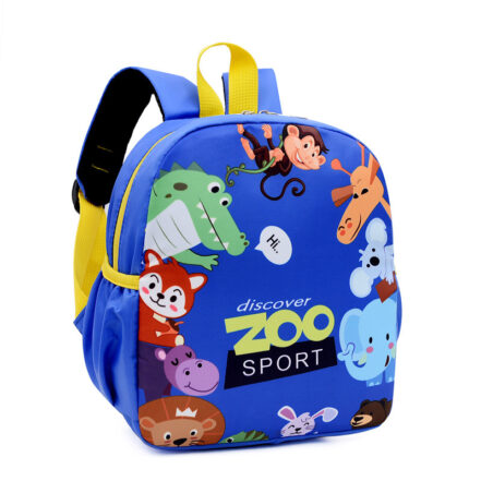 Zaino impermeabile per bambini con simpatici animali colorati