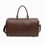 Elegante borsa da viaggio da uomo di grande capacità, in similpelle di alta qualità e di tendenza.