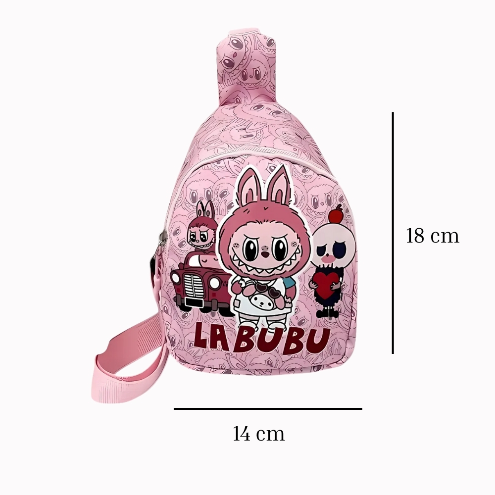 Zainetto Labubu piccolo formato con tracolla - immagine 5