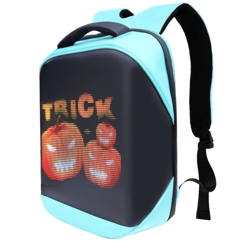 Zaino con schermo LED programmabile
