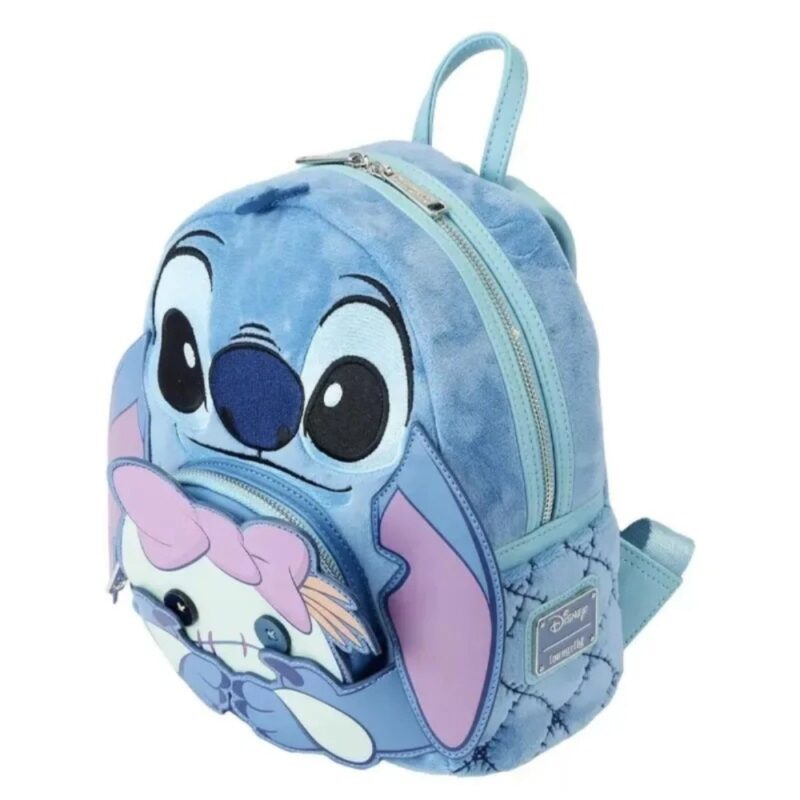 Zaino Stitch kawaii con il suo peluche Scrump