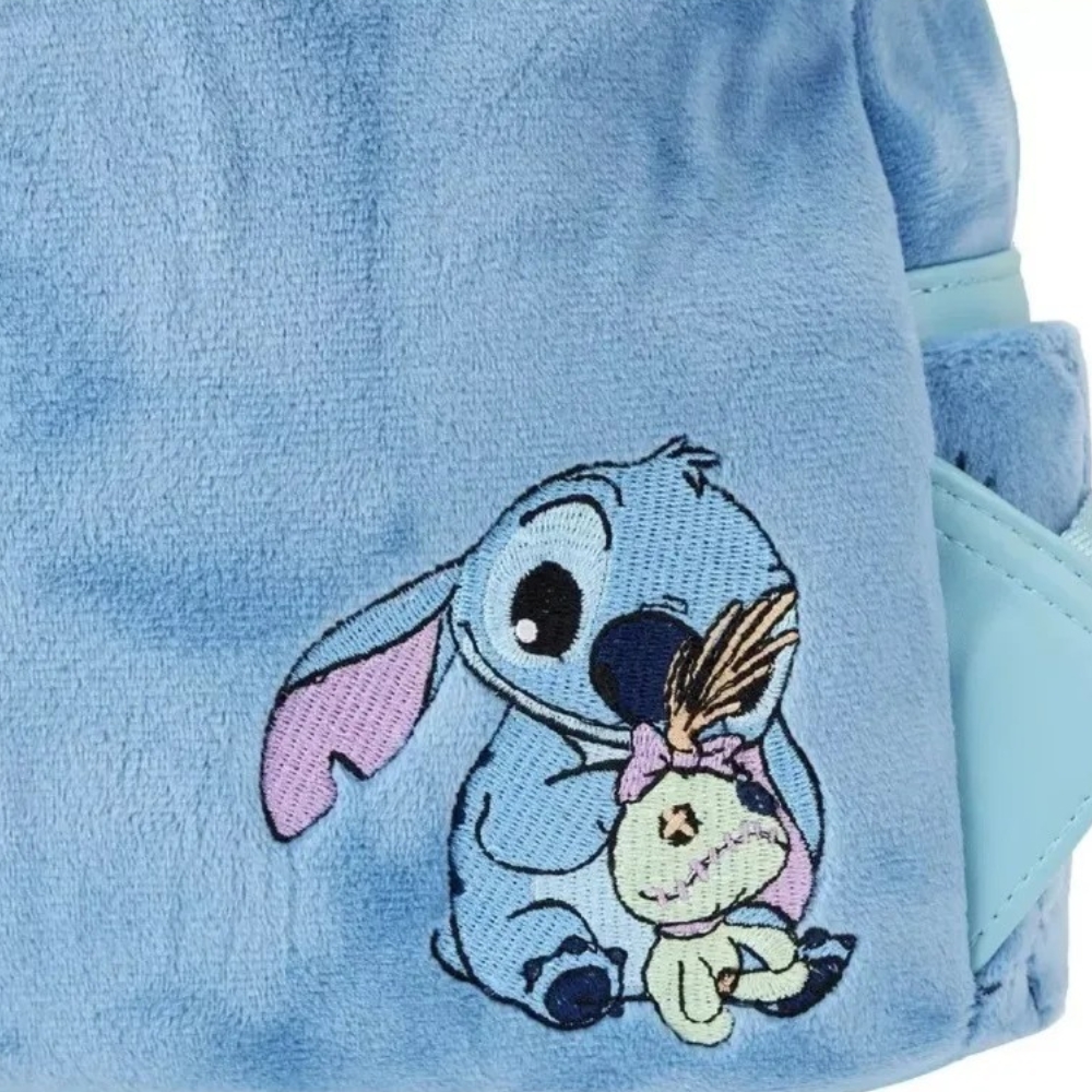 Zaino Stitch kawaii con il suo peluche Scrump