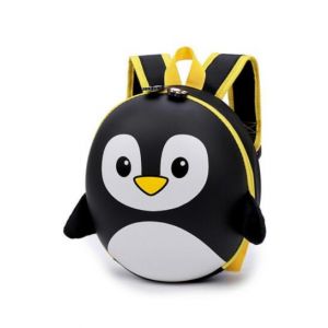 Zaino 3D Penguin Small Hard Shell - Nero - Zaino scuola Zaino scuola