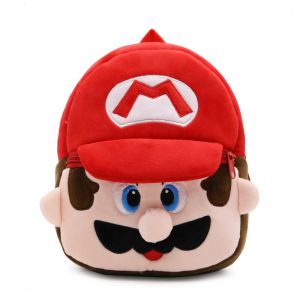 Zaino di peluche di Super Mario per bambini - Super Mario Bros. I fratelli Mario.